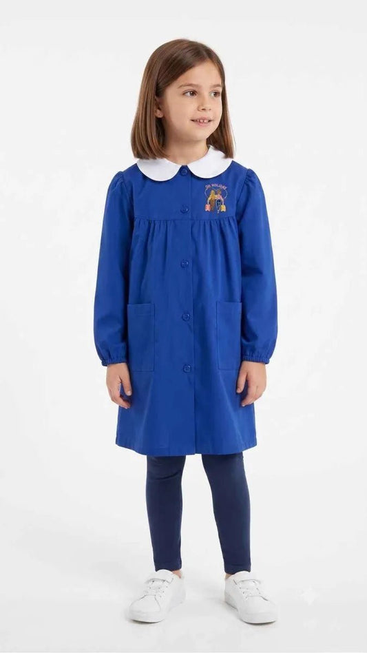 Grembiule scuola elementare blu bambina Nazareno Gabrielli Made in Italy Holiday 0841A26