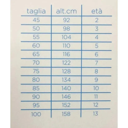 Grembiule scuola elementare blu bambina con zip Siggi Made in Italy senza ricamo 1969