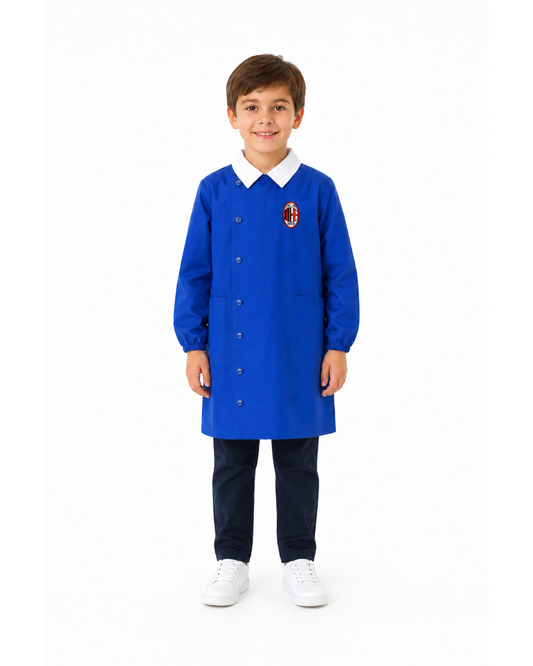 Grembiule scuola elementare blu bambino AC Milan Made in Italy G510A26