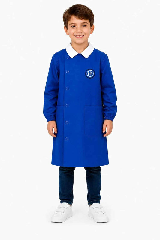 Grembiule scuola elementare blu bambino FC Inter Made in Italy G509A26