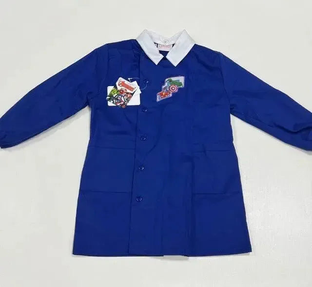 Grembiule scuola elementare blu bambino Marvel Avengers Made in Italy G505A25