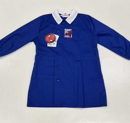 Grembiule scuola elementare blu bambino Marvel Spiderman Made in Italy G503