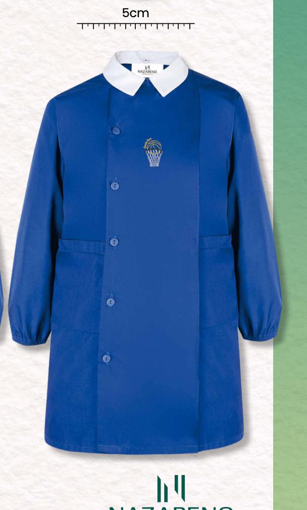 Grembiule scuola elementare blu bambino Nazareno Gabrielli Made in Italy ricamo Basketball 0802