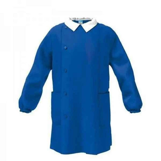 Grembiule scuola elementare blu bambino Siggi Made in Italy senza ricamo 1972