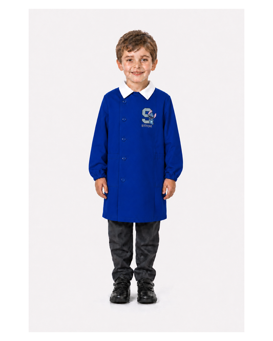 Grembiule scuola elementare blu bambino Stitch Made in Italy G507