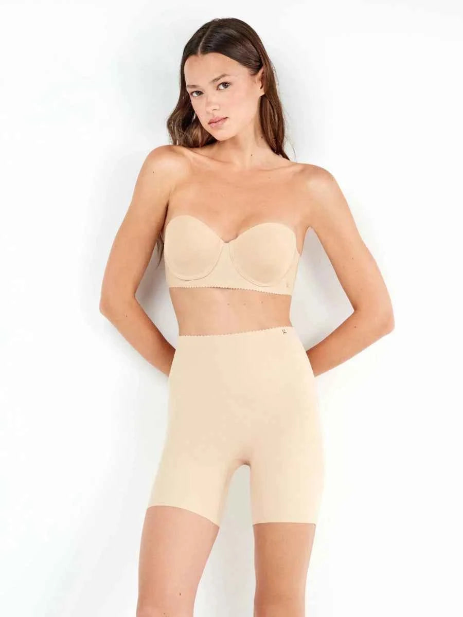 Guaina alta gamba donna Gisela microfibra invisibile 0213