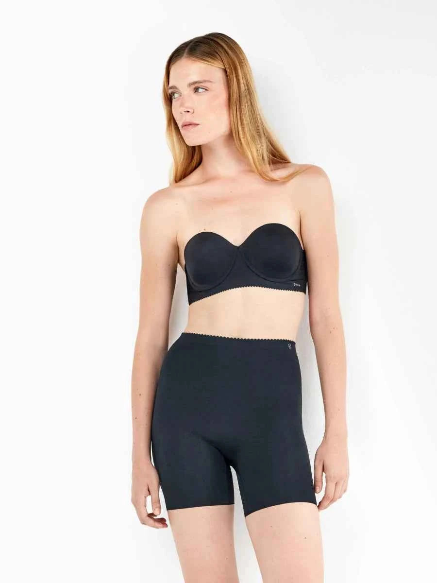 Guaina alta gamba donna Gisela microfibra invisibile 0213