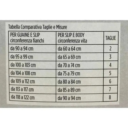 Intimo contenitivo modellante donna Erredi guaina inserti pizzo 660
