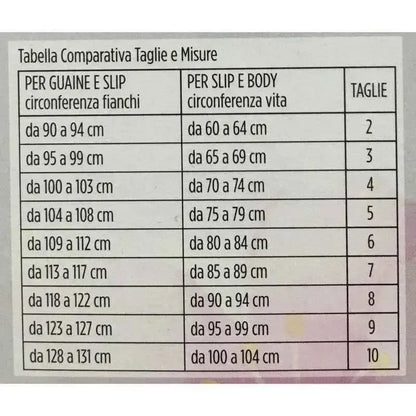 Intimo contenitivo modellante donna Erredi guaina maxi 630