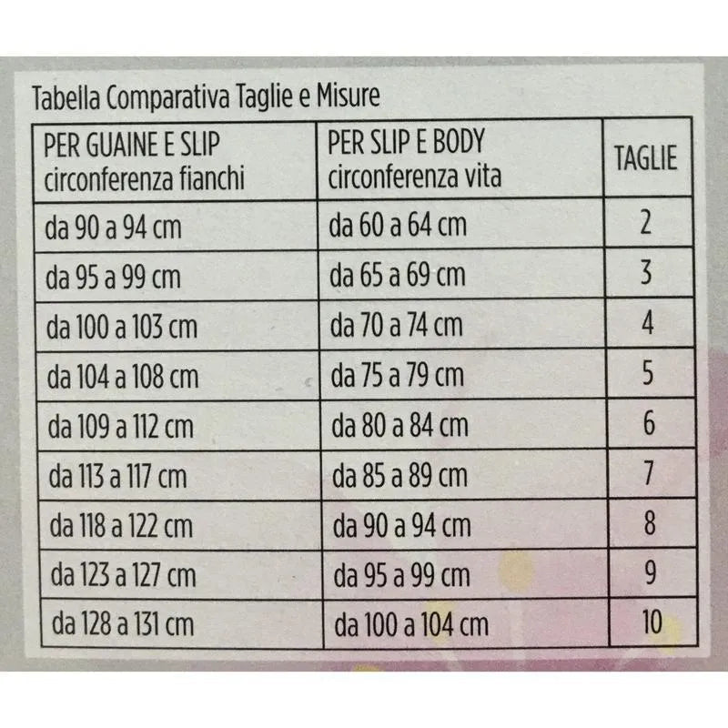 Intimo contenitivo modellante donna Erredi guaina maxi 630