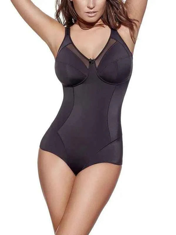 Intimo contenitivo modellante donna body Selene Agata coppa C senza ferretto