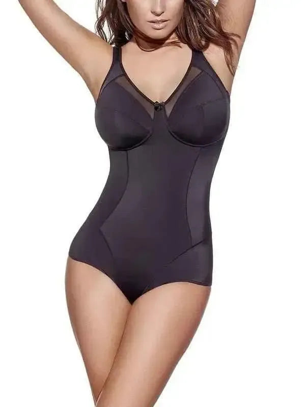 Intimo contenitivo modellante donna body Selene Agata coppa C senza ferretto