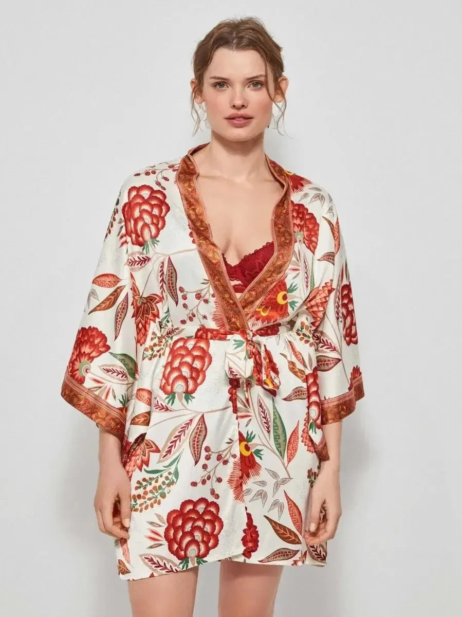 Kimono raso donna Gisela aperta 20150