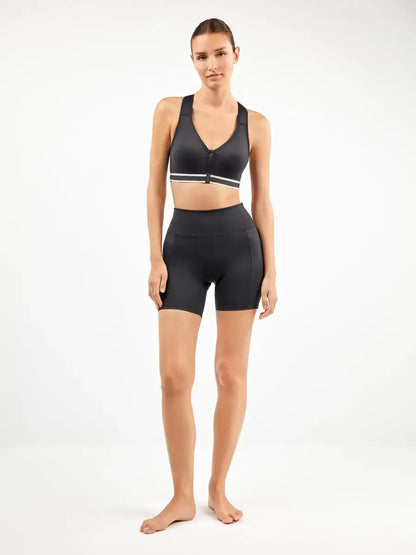 Legging corto sportivo biker vita alta Gisela 60005