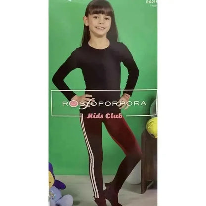 Leggings bambina Rossoporpora in velluto RK215F