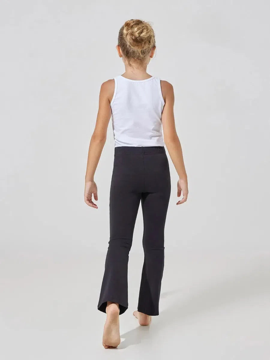 Leggings bambina a zampa invernale Jadea winter in tessuto felpato 345