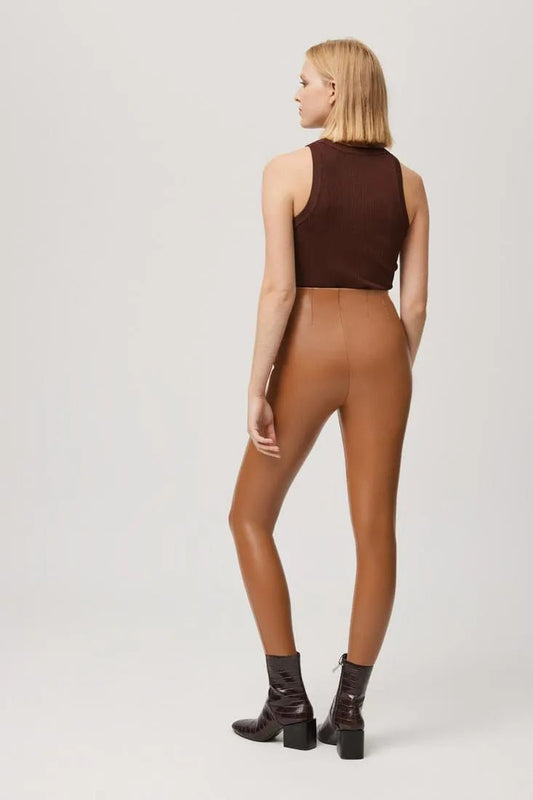 Leggings ecopelle termico Ysabel Mora 70164