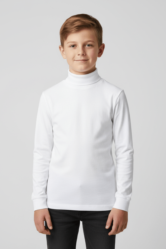 Lupetto in Caldo Cotone Bambino e Bambina –Maglia Invernale Bimbi per Sempre Made in Italy