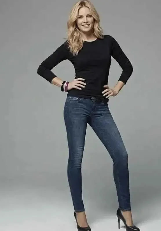 Maglia Donna Jadea Manica Lunga Girocollo in Cotone Elasticizzato - Art. 4055