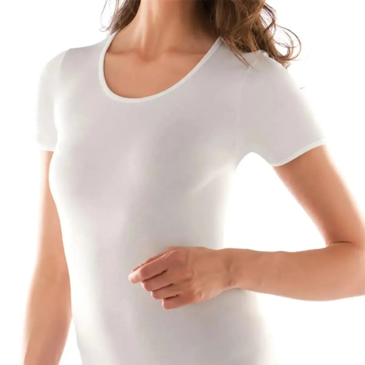 Maglia T-shirt mezza manica donna cotone interlock Nottingham Sogno