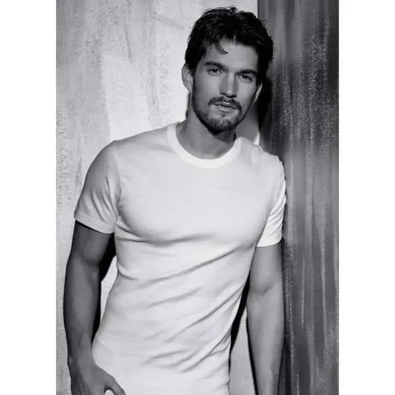 Maglia Uomo interlock Coveri mezza manica collo a giro 100% Interlock ET1200
