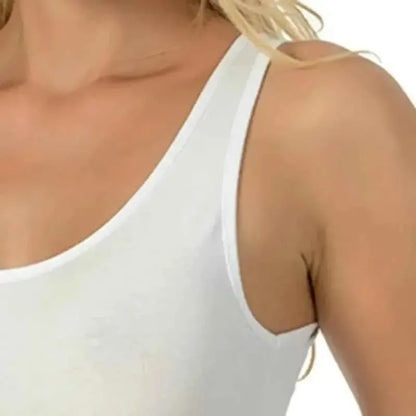 Maglia canotta spalla larga donna Marlene in cotone elasticizzato 52777