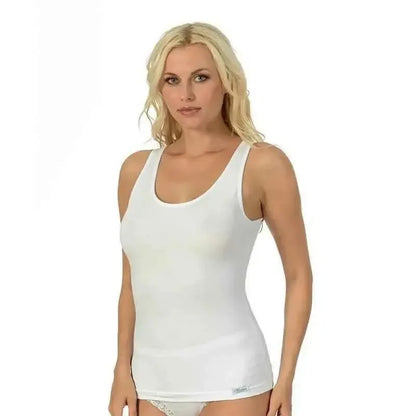 Maglia canotta spalla larga donna Marlene in cotone elasticizzato 52777