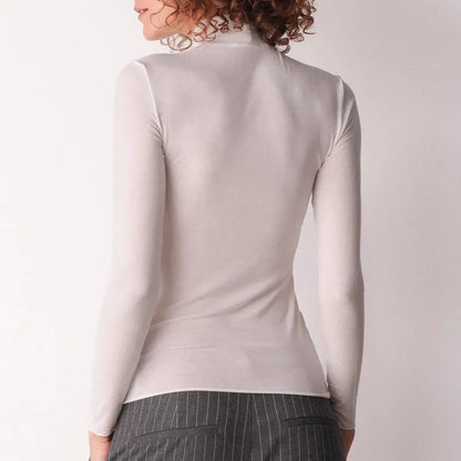 Maglia cashmere lupetto manica lunga Cotonella GD283
