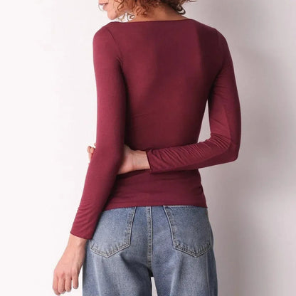 Maglia cashmere scollo a barca manica lunga Cotonella ADD09
