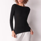 Maglia cashmere scollo a barca manica lunga Cotonella ADD09