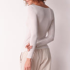 Maglia cashmere scollo a barca manica lunga Cotonella ADD09