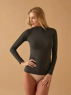 Maglia da donna modello lupetto Jadea in cotone elasticizzato 4057