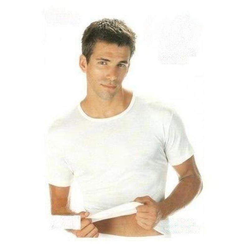 Maglia filo di scozia mezza manica Uomo giro collo Henri 692