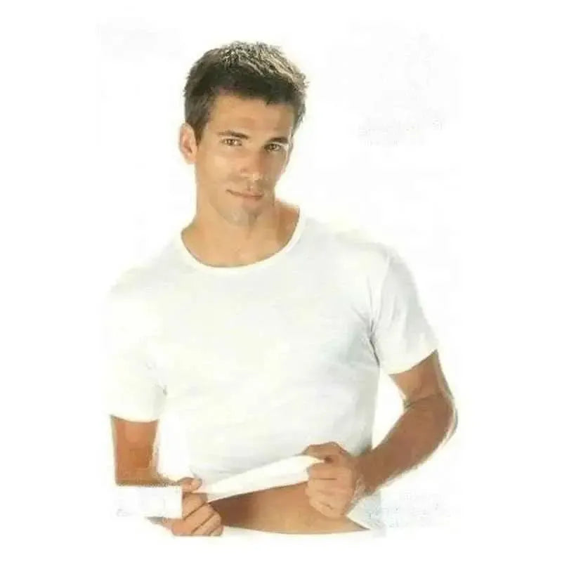 Maglia filo di scozia mezza manica Uomo giro collo Henri 692