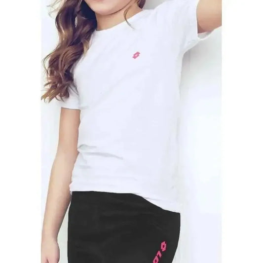 Maglia mezza manica bambina in puro cotone Lotto LA1401