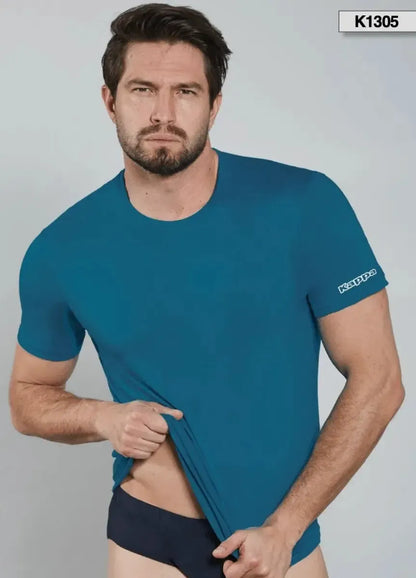 Maglia mezza manica colorata uomo Kappa 100% cotone pettinato K1305