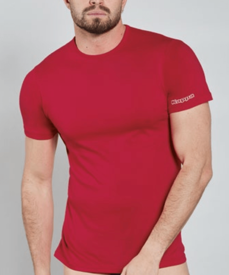 Maglia mezza manica colorata uomo Kappa 100% cotone pettinato K1305
