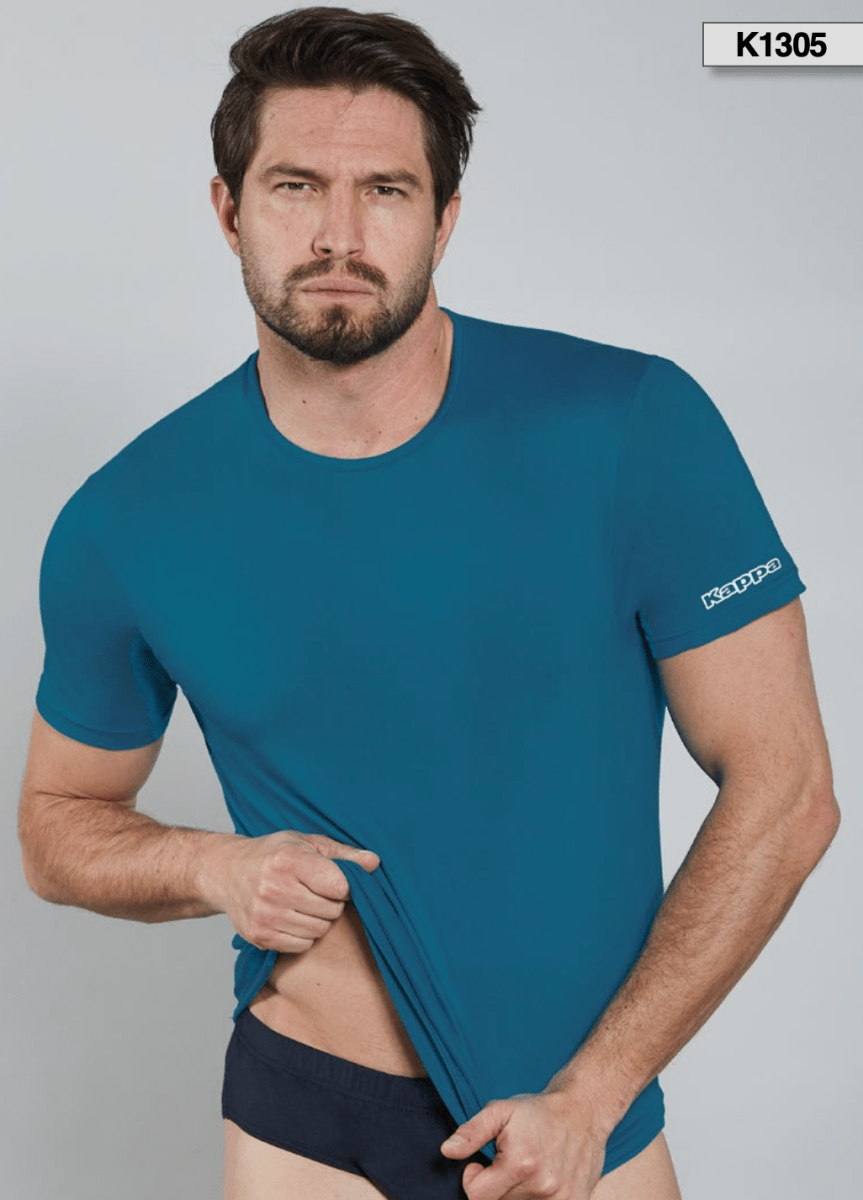 Maglia mezza manica colorata uomo Kappa 100% cotone pettinato K1305