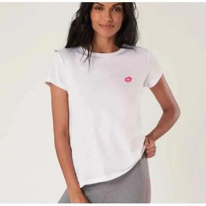 Maglia mezza manica donna in puro cotone Lotto LA1011