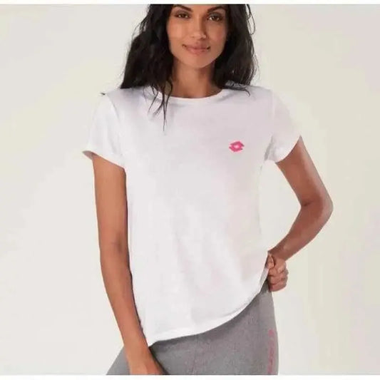 Maglia mezza manica donna in puro cotone Lotto LA1011