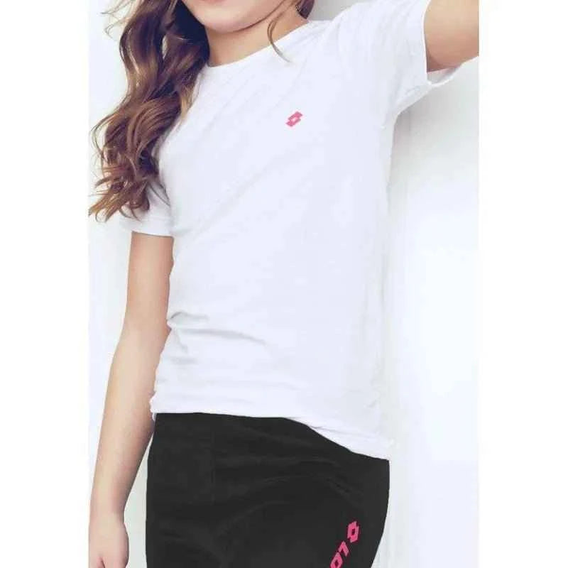 Maglia mezza manica ragazza in puro cotone Lotto LA1201