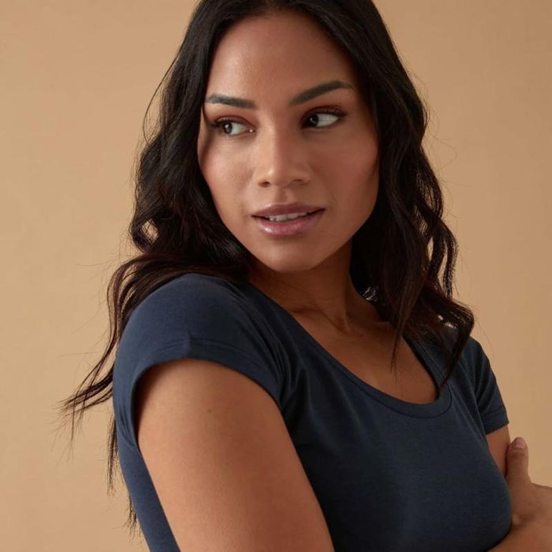 Maglia mezza manica t-shirt Jadea scollo Lollo 4181