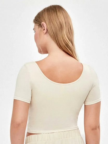 Maglia sportiva con coppe in viscosa Gisela 70020