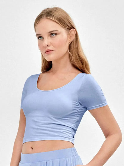Maglia sportiva con coppe in viscosa Gisela 70020