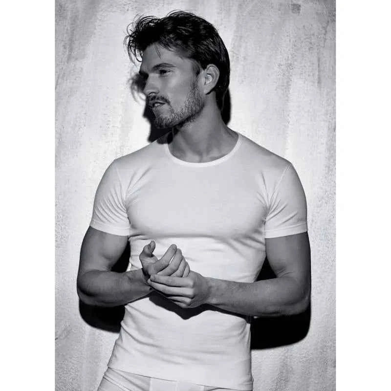 Maglia uomo Coveri mezza manica girocollo bielastico ET1000