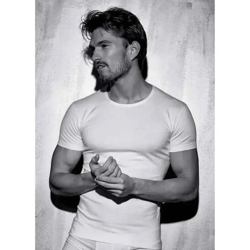 Maglia uomo Coveri mezza manica girocollo bielastico ET1000
