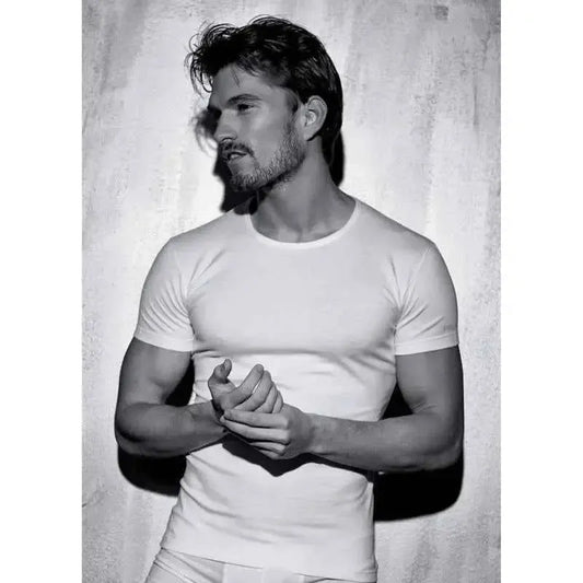 Maglia uomo Coveri mezza manica girocollo bielastico ET1000