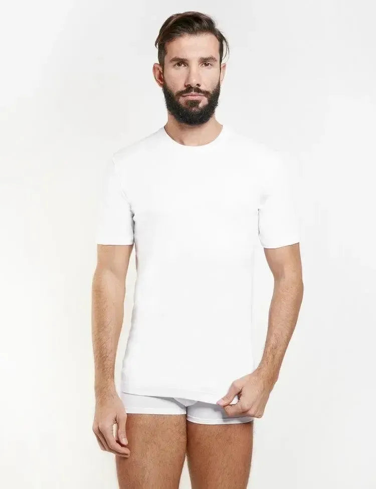 Maglia uomo Nottingham collo a giro filo di scozia TM1702