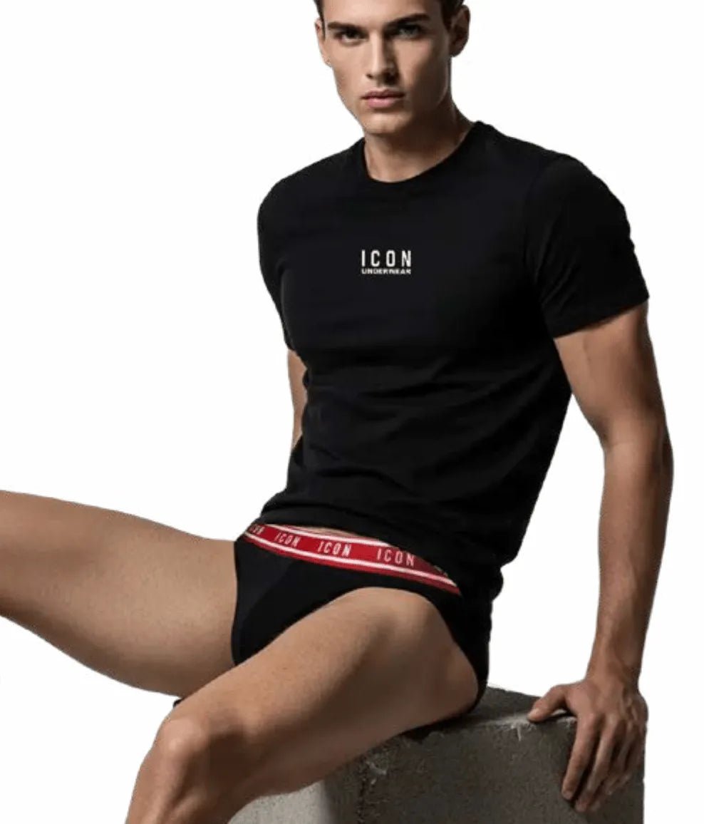 Maglia uomo mezza manica ICON cotone bielastico IMU01