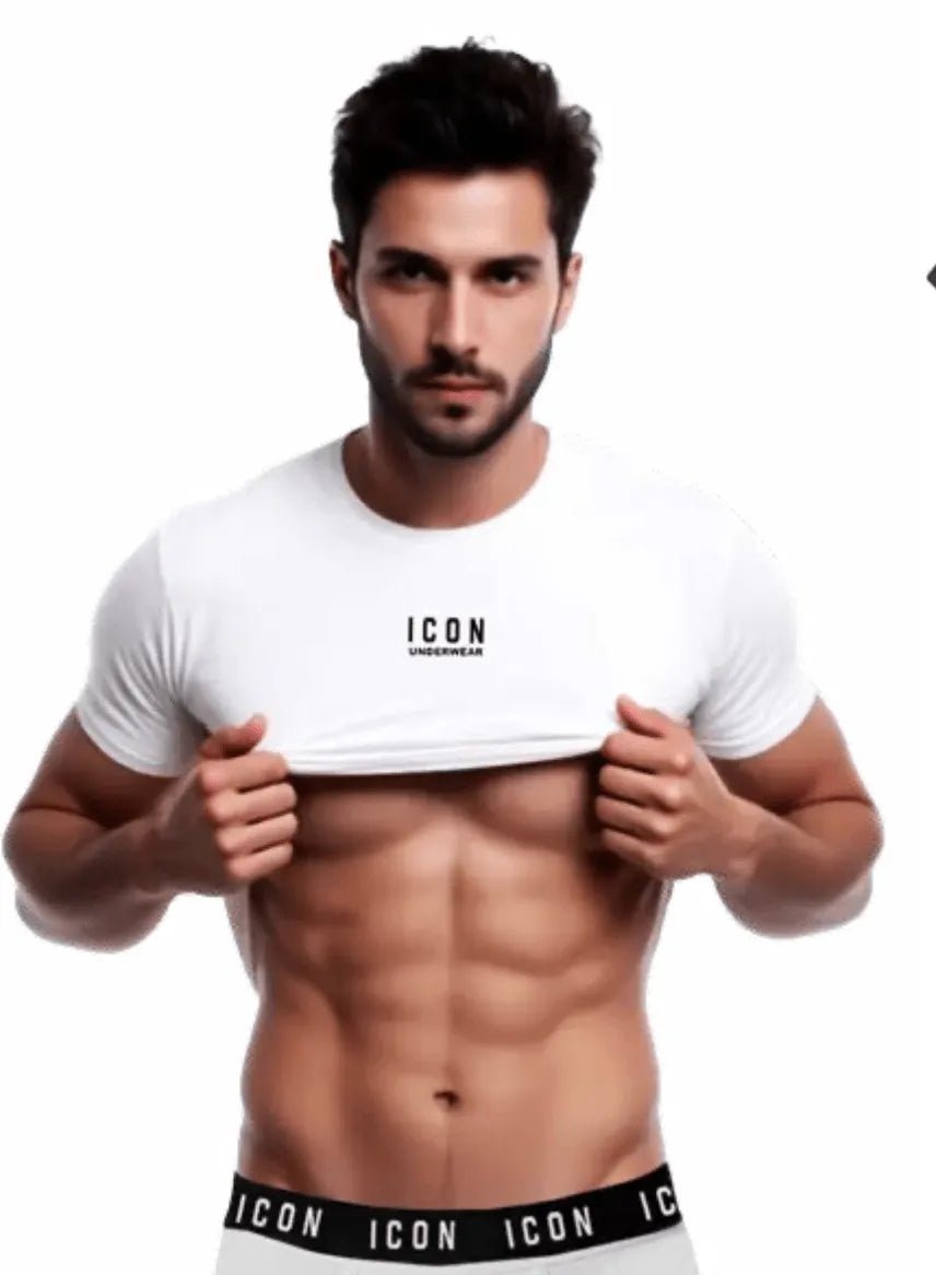 Maglia uomo mezza manica ICON cotone bielastico IMU01